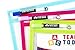 Dry Erase Pockets 12pc [10” x 13”] +Free PENS +Bonus 900 Downloadable Worksheets! Write and Wipe Reusable Plastic Sheet Protectors for Classroom Organization & Teaching Supplies by Teachers Toolbox