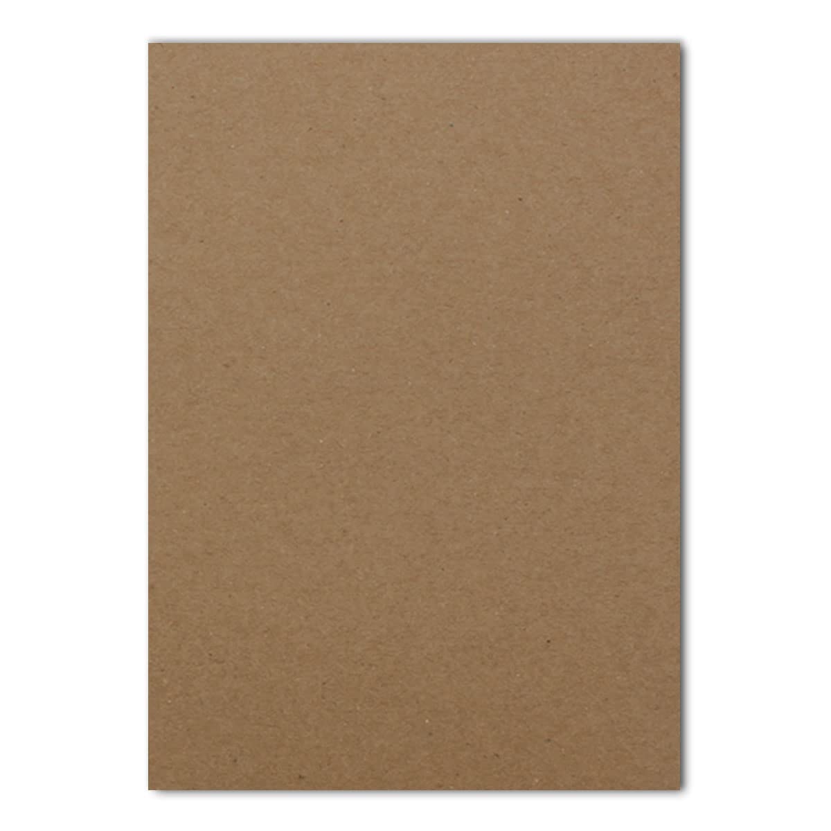 50 sheets DIN A5 paper - brown - 120 gr - 14.8 x 21 cm - craft sheet construction paper craft paper letterhead -