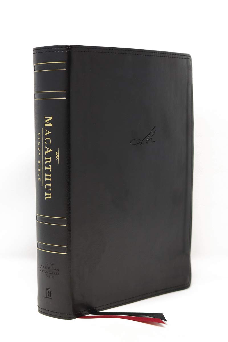 NASB, MacArthur Study Bible, 2nd Edition, Leathersoft, Black, Comfort Print: Unleashing God's Truth One Verse at a Time NASB, MacArthur Study Bible, 2nd Edition, Leathersoft, Black, Comfort Print: Unleashing God's Truth One Verse at a Time Imitation Leather Hardcover Paperback