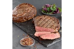 Premium Boneless Ribeye Steak - Pairs perfectly with twice baked potatoes with cheddar & bacon - Perfect for Special Moments with Cooking Instruction from Kansas City Steak Company (6 Steaks, 12 oz each)