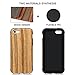 TENDLIN Compatible with iPhone 5S Case/iPhone SE 2016 Case (1st Gen) Wood Grain Outside Soft TPU Silicone Hybrid Slim Case Designed for iPhone 5 / 5S / SE (1st Gen 2016) - Santos Rose Wood