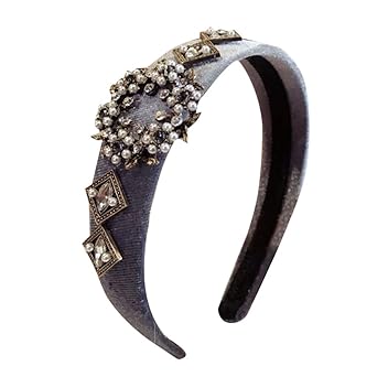 YWLINK Damen Kristall-Stirnband Wide Fabric Hairband Head Wrap Elegant Haarband ZubehöR