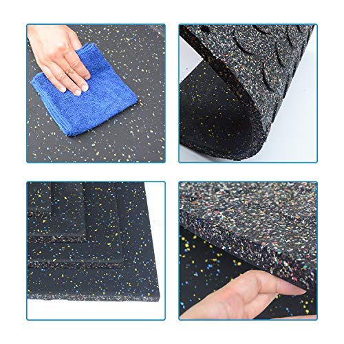 tonchean EcoSport Interlocking Tiles, Heavy Duty 25 mm Thick Rubber