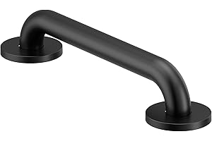 Moen R8712BLConcealed Grab Bar AC 12-Inch Bathroom Safety Grab Bar
