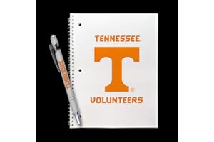 GREETING PEN Tennessee Vols Gift Set - Spiral Notebook and Comfort Feel Metal Pen (2303)