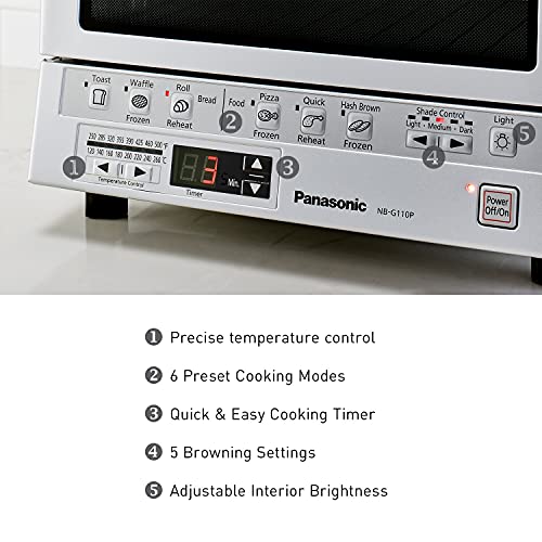 Panasonic Toaster Oven FlashXpress With Double Infrared Heating And