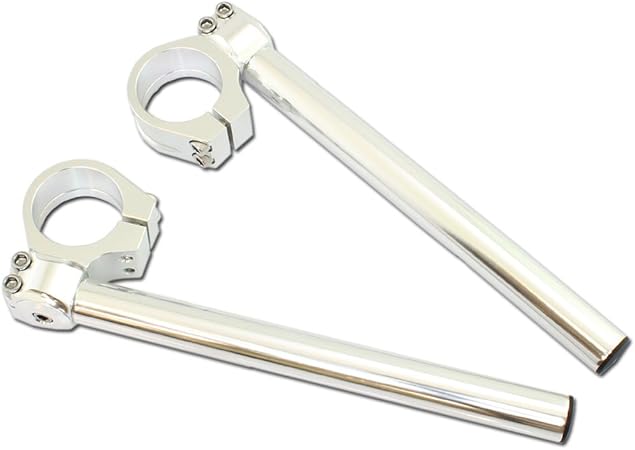 Amazon ライズコーポレーション セパレートハンドル 角度調整機能付 フォーク径35mm Lowタイプ シルバー T05zsl ハンドルバー 車 バイク