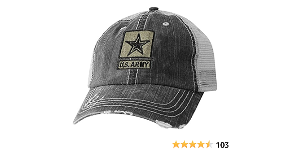 US Army Hat-Distressed Army Cap with 