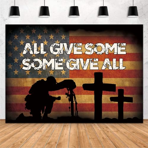 All Gave Some Backdrop Independence Day Banner