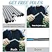 ANYOO Camping Tarp Shelter Lightweight Hammock Rain Fly Waterproof Durable Portable Compact for Fishing Beach Picnic