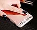 iPhone 6 Case ,LA GO GO(TM) Beauty Luxury Diamond Hybrid Glitter Bling Soft Shiny Sparkling with Glass Mirror Back Plate Cover Case for Apple iPhone 6 (4.7) - Retail Packaging (Rose Gold)