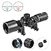 Hiram 3-9x40 Tactical Rifle Scope with Rangefinder Reticle Green Coat Waterproof for Quick Aiming and Shooting