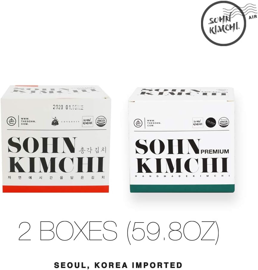 Sohn Kimchi Premium 29.9oz+Ponytail Radish Kimchi 29.9oz…