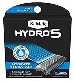 Schick Hydro 5 Razor Blade Refills for Men with Flip Trimmer - 8 Count