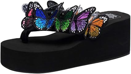 butterfly flip flops