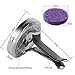 GoorDik Car Essential Oil Diffuser Vent Clip 2 Pack Stainless Steel Locket Car Vent Clip 22 Replacement Felt Pads and Essential Oil 10ML(Lavender)