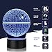 UDGTEE 3D star wars light, 3D LED Night Light Star Wars,3 kind of Patterns,Millennium Falcon,Death Star and R2D2,with 7 light modes,power by USB or 3pcs AA batteries(batteries not Includes)
