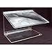 Reizen Fold-A-Mag 2X Folding Portable Page Magnifier- Clear
