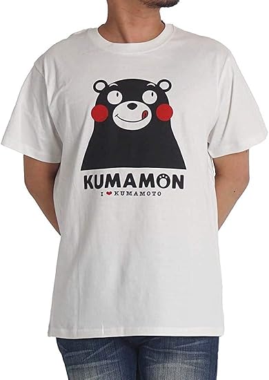 Amazon 大きいサイズ メンズ Tシャツ くまモン 半袖 キャラクター ゆるキャラ キャラクター 夏 熊本 クマモン 3l 4l 5l Tシャツ カットソー 通販