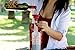 Take a Wine - Unique gift Ideas! Flexible Unbreakable Wine Bottle, Durable Travel Wine Bag For Camping, Hiking, Beach & Picnic. With Silicone Funnel! Gifts For Christmas, Mom, Dad, Wine Lovers! (Red)