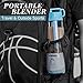 Idoker Portable Blender and Juicer Bottle, Great Traveling, Shopping and Outside Sports, Mini Personal Blender, Making a Protein Shake, Smoothie, Lemon Juice, Orange Juice, Vegetable