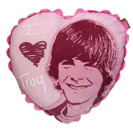 High School Musical Troy Heart Shaped Pillow Amazon Co Uk