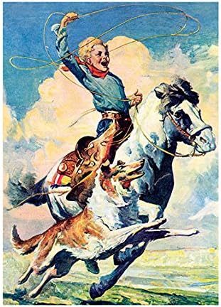 Laughing Elephant - A Boy Riding a Horse