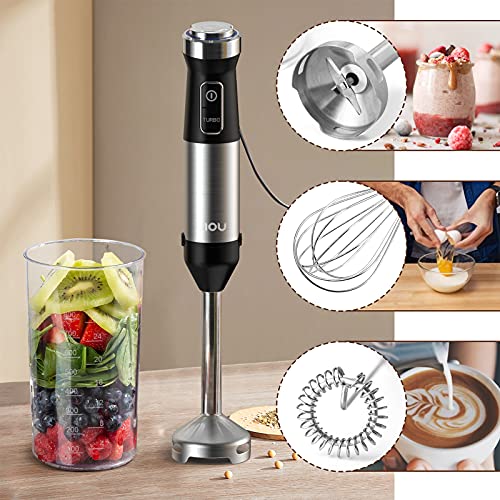 YIOU Immersion Blender, UltraStick Hand Blender Variable Speed Hand