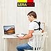 Leramed Posture Corrector for Women and Men, Back Brace, Posture Brace, Effective Comfortable Adjustable Posture Correct Brace, Posture Support, Kyphosis Brace, Muscle Pain Reliever