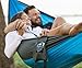 Youphoria Outdoors Double Parachute Camping Hammock Lightweight Nylon Compression Travel Hammock with Premium Wiregate Aluminum Carabiners - Straps Not Included