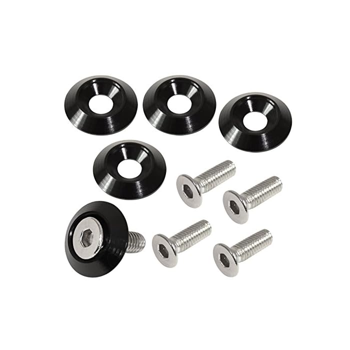 Buy Uinversal 5 Piece Jdm Black Billet Aluminum Engine Bay Dress Up Kit