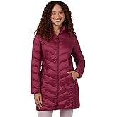 32 Degrees Heat Women’s Ultra-Light Down Packable 3/4 Jacket – Lightweight Travel Puffer Coat