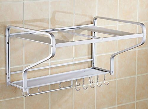 LI JING SHOP - Microwave Oven Rack Wall-mounted Kitchen Shelf Shelf Oven Stent Pendant Storage Bracket (Size : 53.5 * 36 * 28CM)