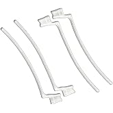 Generic 4 Pack of Signia Standard Concha Locks (Retention Tail), Clear