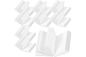 50Pcs 1:12 Scale Miniature Blank Books Model for Dollhouse Decoration, DIY Mini Books for Dollhouse Accessories, White Paper 