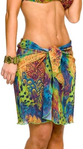 Kiniki Amalfi Tan Through Beach Wrap Cover Up Accessory