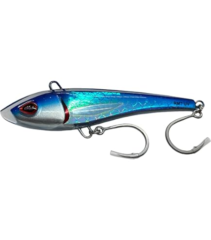 MagBay Torpedo Speed Wahoo Trolling Lure Set – 4-Pack With Bag, Rigged With Wire & Cable