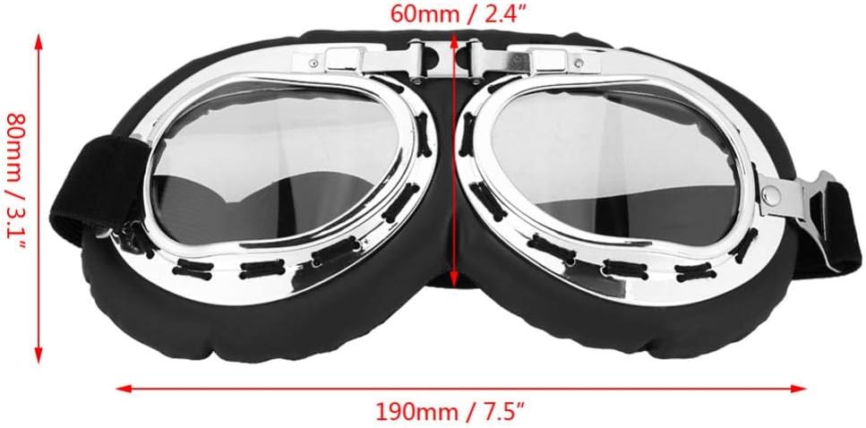 Motorcycle Riding And Skiing Windproof Anti-UV Goggles Outdoor Protective Glasses(clear).-for occhiali moto vintage - Image 3