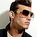 JHfair Brand Designer Metal Frame Retro Aviator Fashion Sunglasses For Men