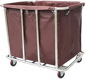JND Plegable Carro de la estación Impermeable Carro de lavandería Cesto