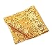 Kivvo 50pcs Chair Sashes Gold Bands for Wedding Chair, Shining Sequin Chair Bows for Party Decoration (Gold)