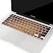 MOSISO Pattern Keyboard Cover Compatible with MacBook Pro 13/15 inch(with/Without Retina Display,2015 or Older Version),Older MacBook Air 13 inch (A1466/A1369,Release 2010-2017), Brown Wood Grain