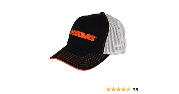 Dodge Hemi Black and White Mesh Hat 
