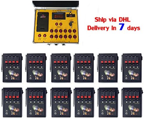 Pparty Integrated box 433mhz wireless remote ignition firing system for July 4th National Day (1200 channels) - Promise to Arrive, or Accept to REFUND