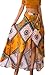 HOTAPEI Womens Summer Boho Dream Tie Waist Tribal Print Asymmetrical Maxi Skirt