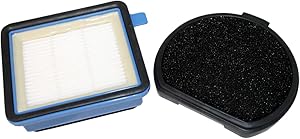 AEG ASPK9 Performance Kit für FX9 (1 Hygienefilter, 1 Vormotorfilter, Staubsauger Filter, waschbar, Filterwirkung mehr als 99%, verbesserte Saugleistung, passgenau, schwarz)