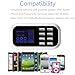 HIATAPO [LCD Display] 8-Port USB Fast Charger Power Adapter, Desktop Charging Station, Quick Charge with Smart IC Auto Detect Tech Compatible iPhone X /8/7, iPad and Android, Other Mobile Phone