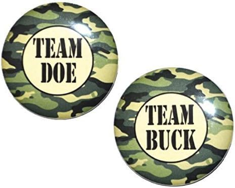 Gender Reveal Shower Party Pack. 20 count - 2 1/4 inch pin-back gender reveal buttons.