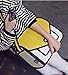 Xugq66 3D Style 2D Drawing Cartoon Handbag Shoulder Canvas Messenger Bag (Yellow)