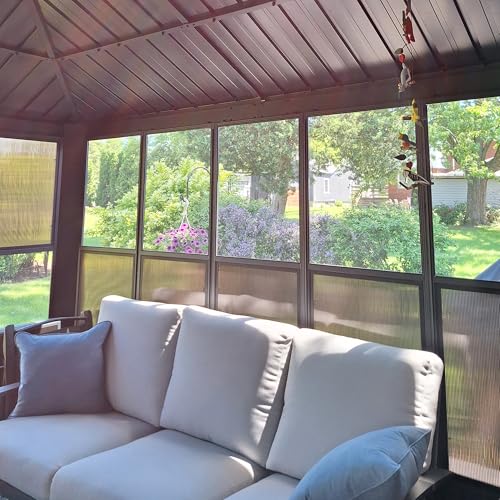 PURPLE LEAF 10' x 13' Enclosed Screened Gazebo Review: Year-Round Solarium with Dual-Layer Panels image 9